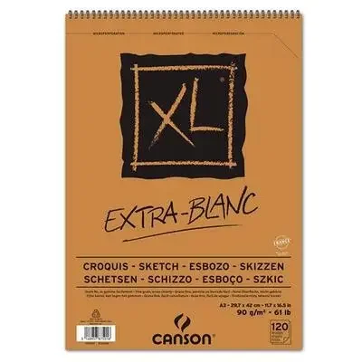 XL Extra-Blanc Sketch Paper Block Endast idag